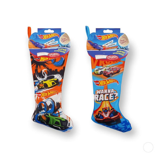 Picture of HOT WHEELS SOCKS FILLED WITH CHOCOLATE